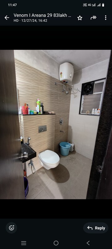 Bathroom in 2 BHK Apartment at Legacy Arena 29 Phase 3, Rahatani – for Sale