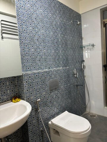 Bathroom in 4 BHK Apartment at Rajesh Raj Infinia, Malad West – for Rent