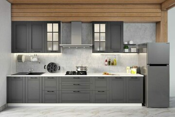 Kitchen in 3 BHK Villa at Bidadi – for Sale