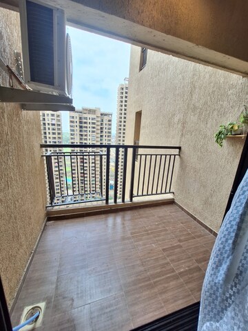 Balcony in 1 BHK Apartment at Raunak City, Kalyan West – for Rent
