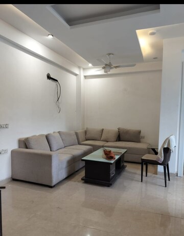 Living Room in 3 BHK Builder Floor at Ansal Sushant Lok I, Sector 43 – for Rent