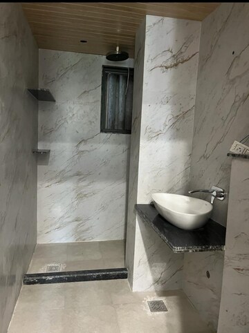 Bathroom in 3 BHK Builder Floor at Ansal Sushant Lok I, Sector 43 – for Rent