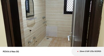 Bathroom in 3 BHK Apartment at Sector 12 Dwarka – for Rent