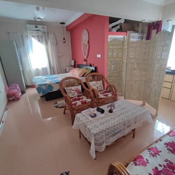 Living Room in Studio Apartment at Vagator – for Rent