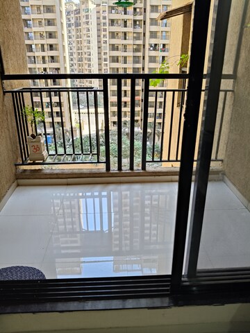 Balcony in 1 BHK Apartment at Raunak City, Kalyan West – for Rent