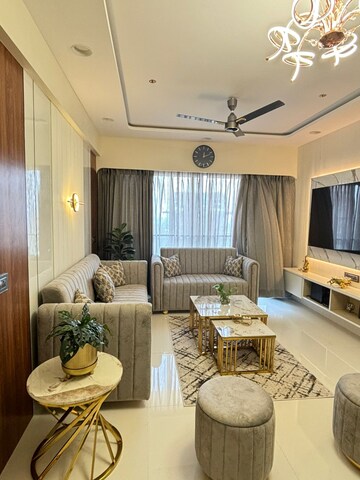 Living Room in 3 BHK Apartment at BM Satyam Solaris, Deonar – for Rent