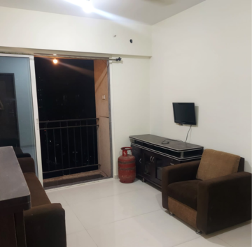 Living Room in 1 BHK Apartment at Vijay Orovia, Hiranandani Estate – for Sale