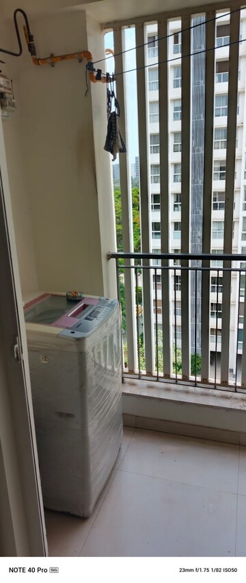 Balcony in 1 BHK Apartment at Godrej The Trees, Vikhroli East – for Rent