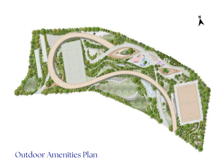 Master Plan, narsingi 3 Bedroom 1400 Sq.Ft. Apartment In Narsingi Hyderabad 8067339