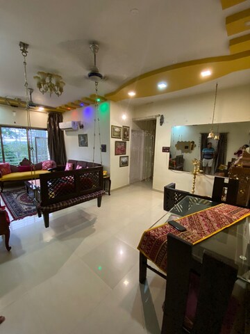 Living Room in 3 BHK Apartment at Thakur Mahadev Tower, Kandivali East – for Sale
