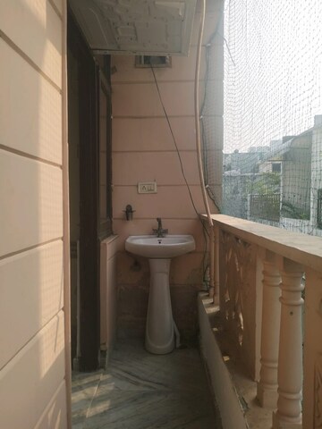 Bathroom in 2 BHK Builder Floor at Nirman Vihar – for Rent