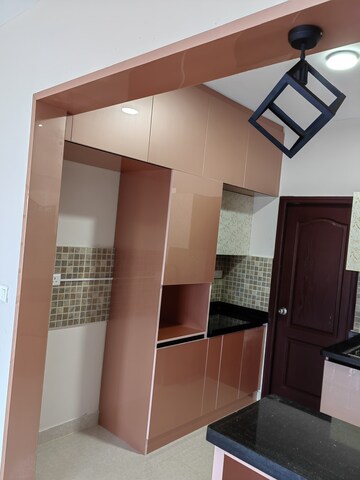 Kitchen in 3 BHK Apartment at SJR Blue Waters, Off Sarjapur Road – for Rent