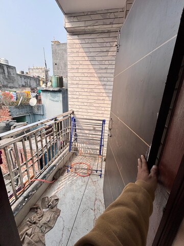 Balcony in 2 BHK Builder Floor at New Ashok Nagar – for Rent