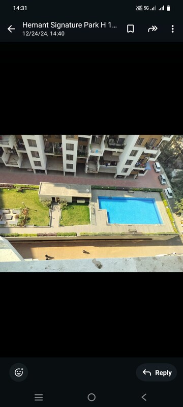 Master Plan in 2 BHK Apartment at Shree Signature Park, Wakad – for Rent
