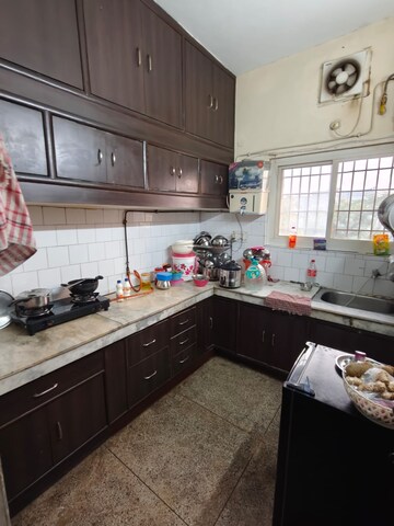 Kitchen in 2 BHK Builder Floor at New Ashok Nagar – for Rent