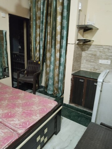 Kitchen in 1 RK Builder Floor at Ansal Sushant Lok I, Sector 43 – for Rent