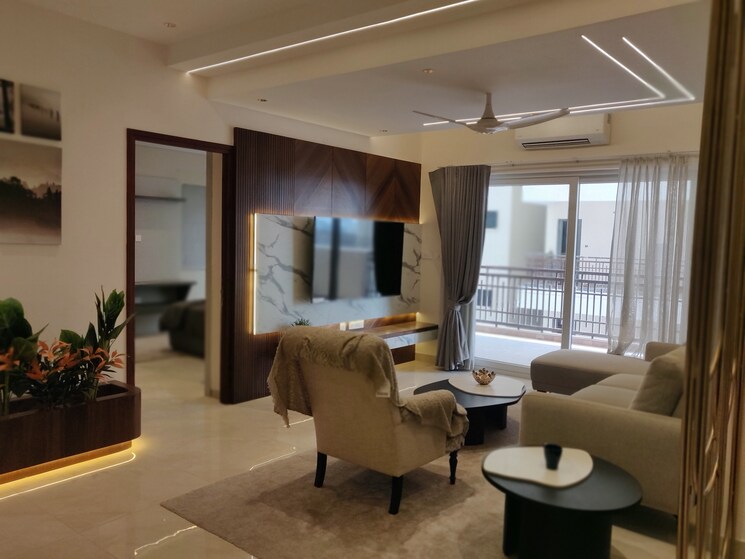 Living Room, sunrise-valley-attapur 4 Bedroom 3400 Sq.Ft. Apartment In Attapur Hyderabad 8068195