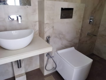 Bathroom in 2 BHK Apartment at Castle Rock, Powai – for Rent