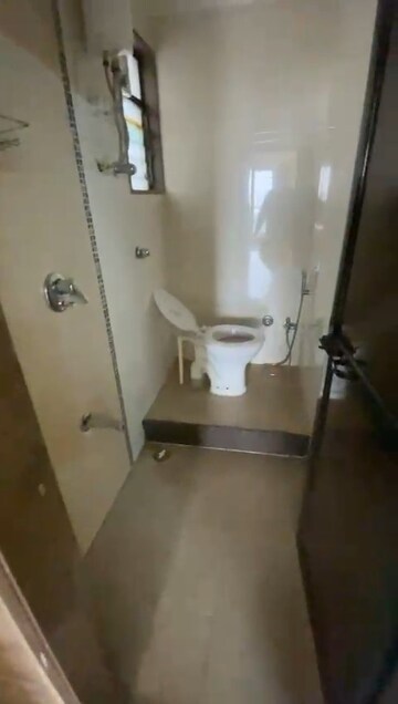 Bathroom in 2 BHK Apartment at Trishul Patel Heights, Ghansoli – for Rent