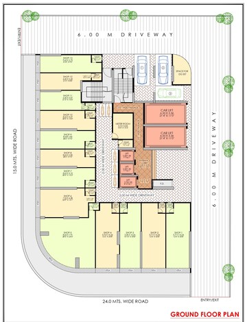 Floor Plan in 3 BHK Apartment at Devraj Prime Avenue, Ulwe Sector 19 – for Sale