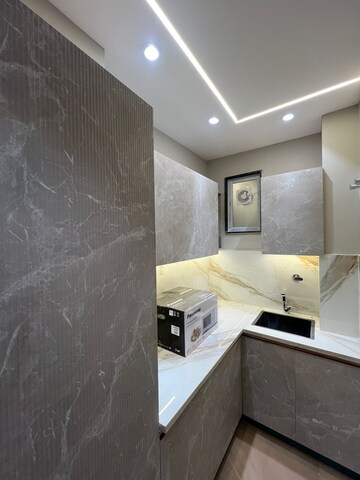 Kitchen in 1 BHK Builder Floor at Ansal Sushant Lok I, Sector 43 – for Rent