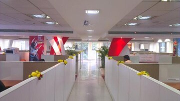 Kitchen in  Co-working Space at Vittal Mallya Road – for Rent