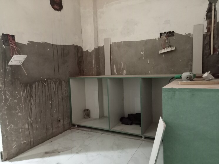 Kitchen, mahavir enclave 1 3 Bedroom 1100 Sq.Ft. Builder Floor In Mahavir Enclave 1 Delhi 8068415