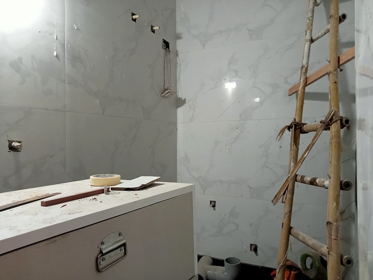 Bathroom, mahavir enclave 1 3 Bedroom 1100 Sq.Ft. Builder Floor In Mahavir Enclave 1 Delhi 8068415