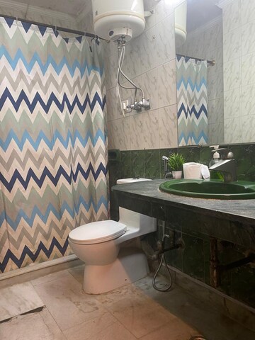 Attached Bathroom in 4 BHK Apartment at Saket – for Rent