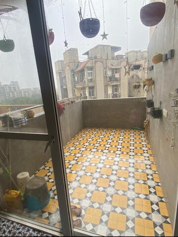 Balcony in 3.5 BHK Apartment at Sector 22 Dwarka – for Rent