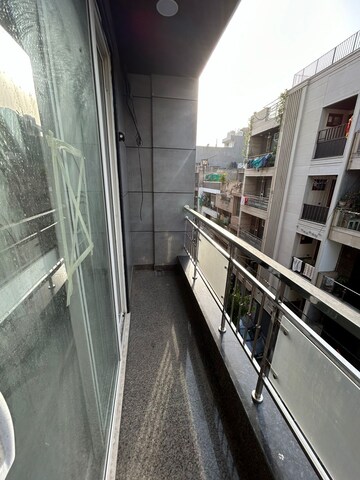 Balcony in 2 BHK Builder Floor at Malviya Nagar – for Rent