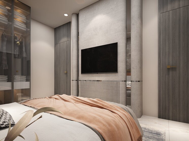 Bedroom, ariha-vincere 2 Bedroom 672 Sq.Ft. Apartment In Goregaon West Mumbai 8068568