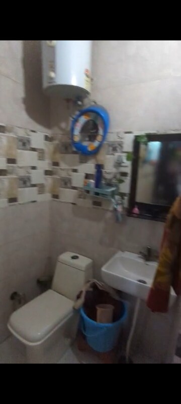 Bathroom in 3 BHK Builder Floor at Pratap Vihar – for Sale