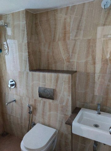 Bathroom in 1 BHK Apartment at Lodha Amara Tower 44, Kolshet Road – for Sale