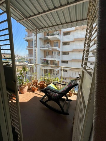 Balcony in 2 BHK Builder Floor at Karan Woodz, Warje – for Sale