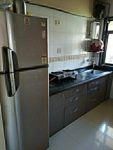 Kitchen in 2 BHK Apartment at Siddhi Highland Park, Kolshet Road – for Rent