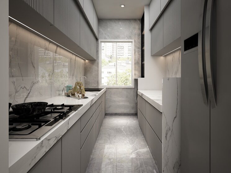 Kitchen, ariha-vincere 2 Bedroom 755 Sq.Ft. Apartment In Goregaon West Mumbai 8068794