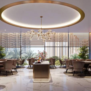 Living Room in 4 BHK Apartment at Tarc Ishva, Sector 63 – for Sale