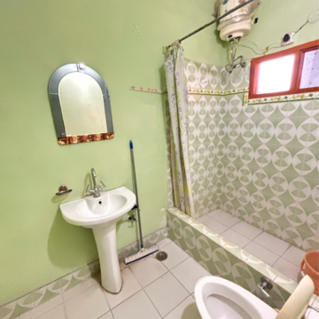 Bathroom in 1 BHK Builder Floor at Sarabha Nagar – for Rent