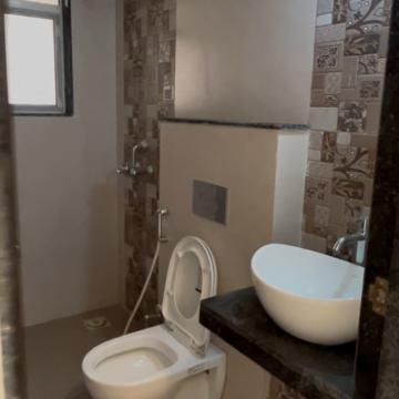Bathroom in 3 BHK Apartment at JP North Euphoria, Hatkesh Udhog Nagar – for Sale