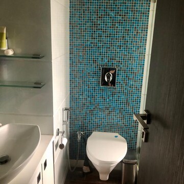 Bathroom in 2 BHK Apartment at Loyalka Apartment, Malabar Hill – for Rent