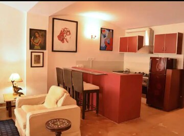 Master Bedroom in 3 BHK Apartment at Atur Apartments, Colaba – for Rent