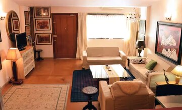 Living Room in 3 BHK Apartment at Atur Apartments, Colaba – for Rent