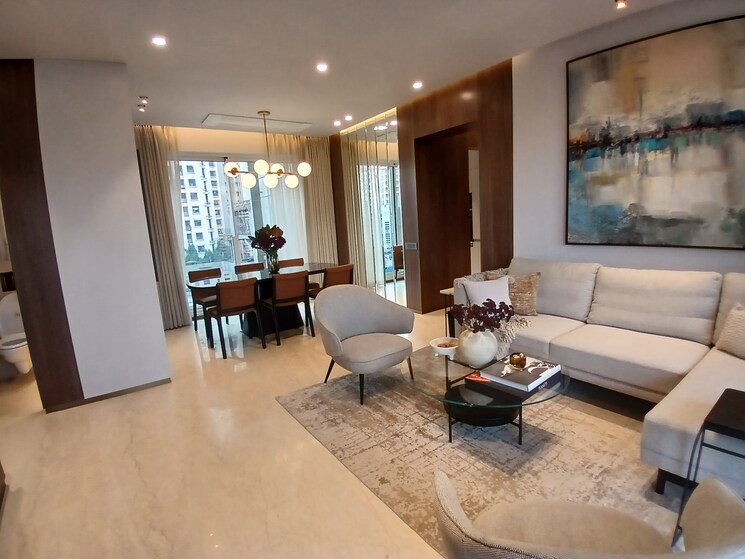 Living Room, narang-privado 3 Bedroom 1295 Sq.Ft. Apartment In Pokhran Road No One Thane 8069266