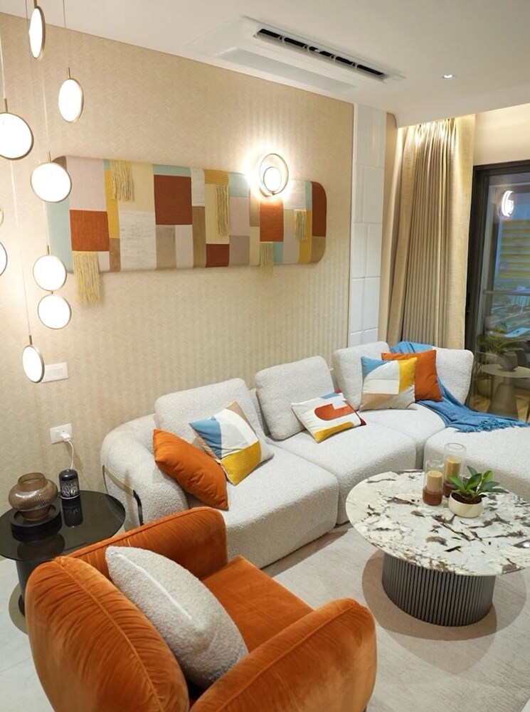 Living Room, gera-joy-on-the-tree-tops 3 Bedroom 1011 Sq.Ft. Apartment In Hinjewadi Pune 8069263