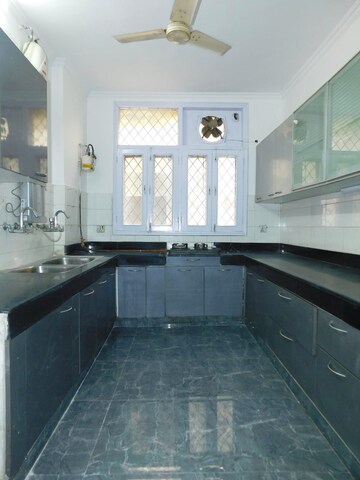 Kitchen in 2 BHK Builder Floor at Safdarjang Enclave – for Rent