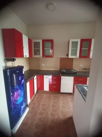 Kitchen in 3 BHK Apartment at Omaxe Waterscapes, Gomti Nagar – for Rent