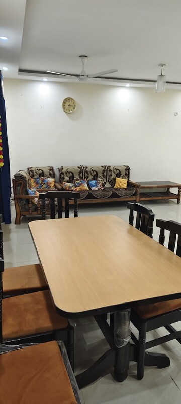 Living Room in 3 BHK Apartment at Omaxe Residency, Gomti Nagar – for Rent