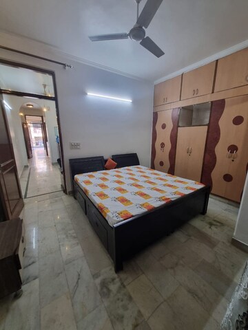 Bedroom in 2 BHK Builder Floor at Lajpat Nagar – for Rent