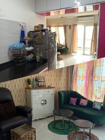 Kitchen in 1 BHK Apartment at Majestique Towers, Kharadi – for Rent
